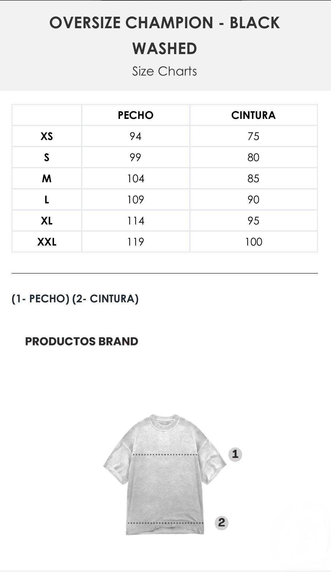 Champions oversize dark washed
