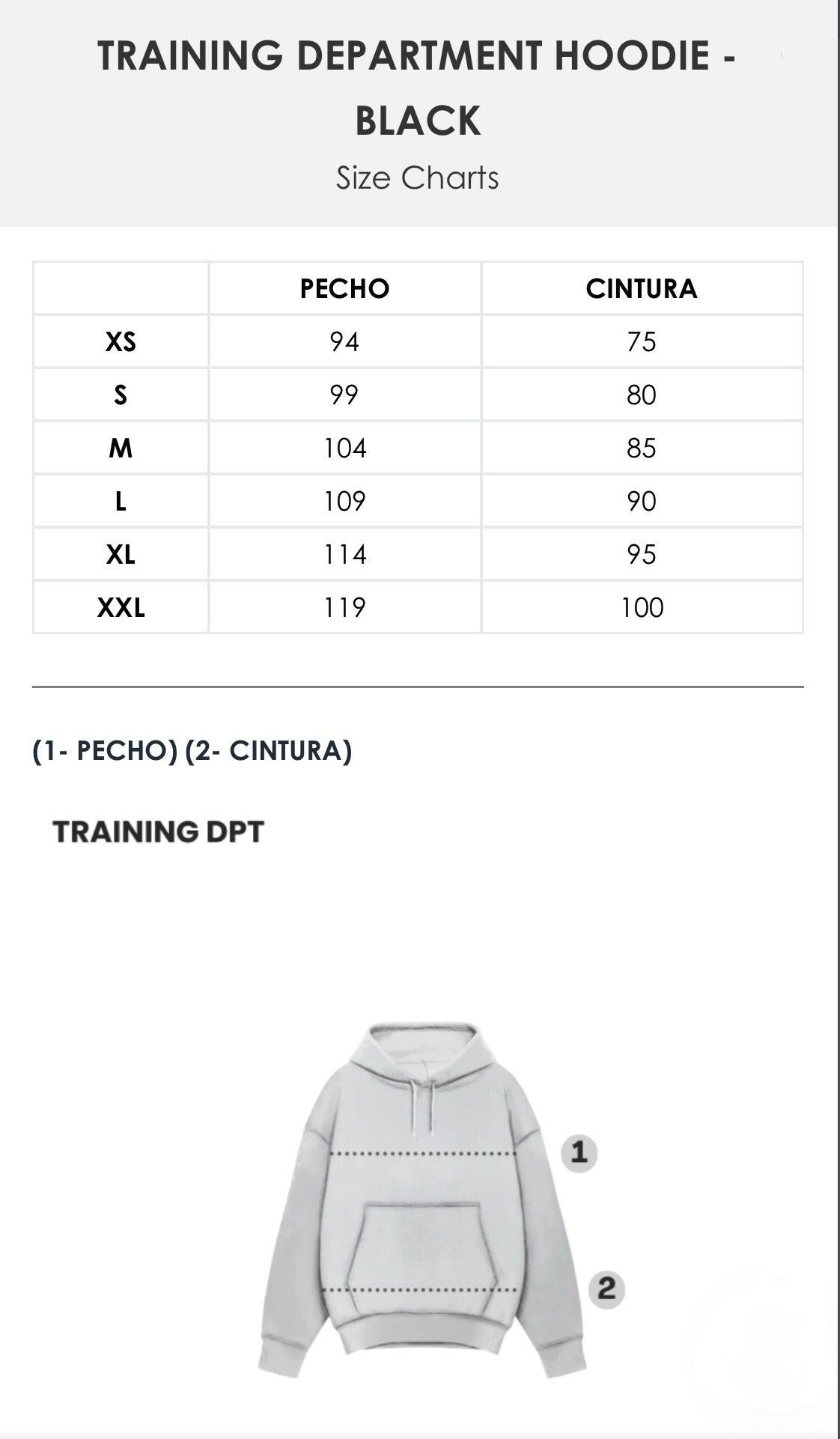 Sudadera Training Dept. black