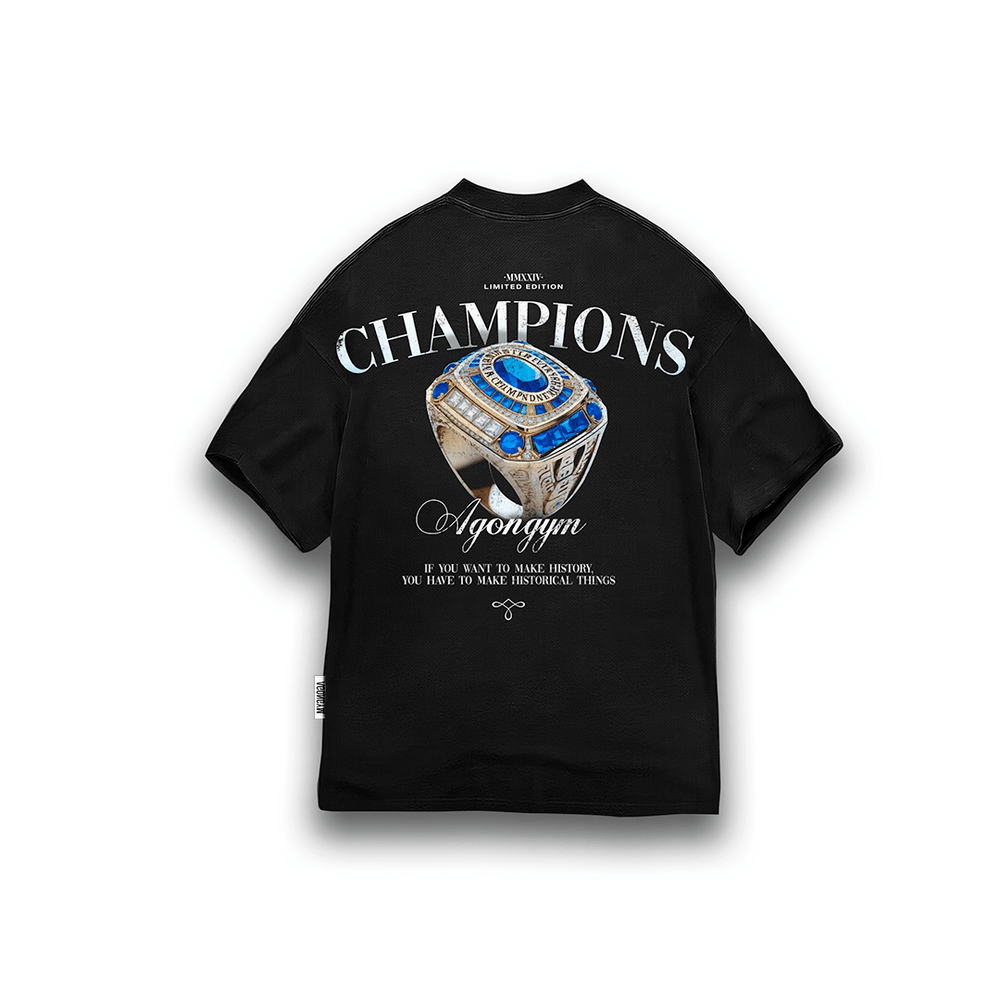 Champions oversize dark washed