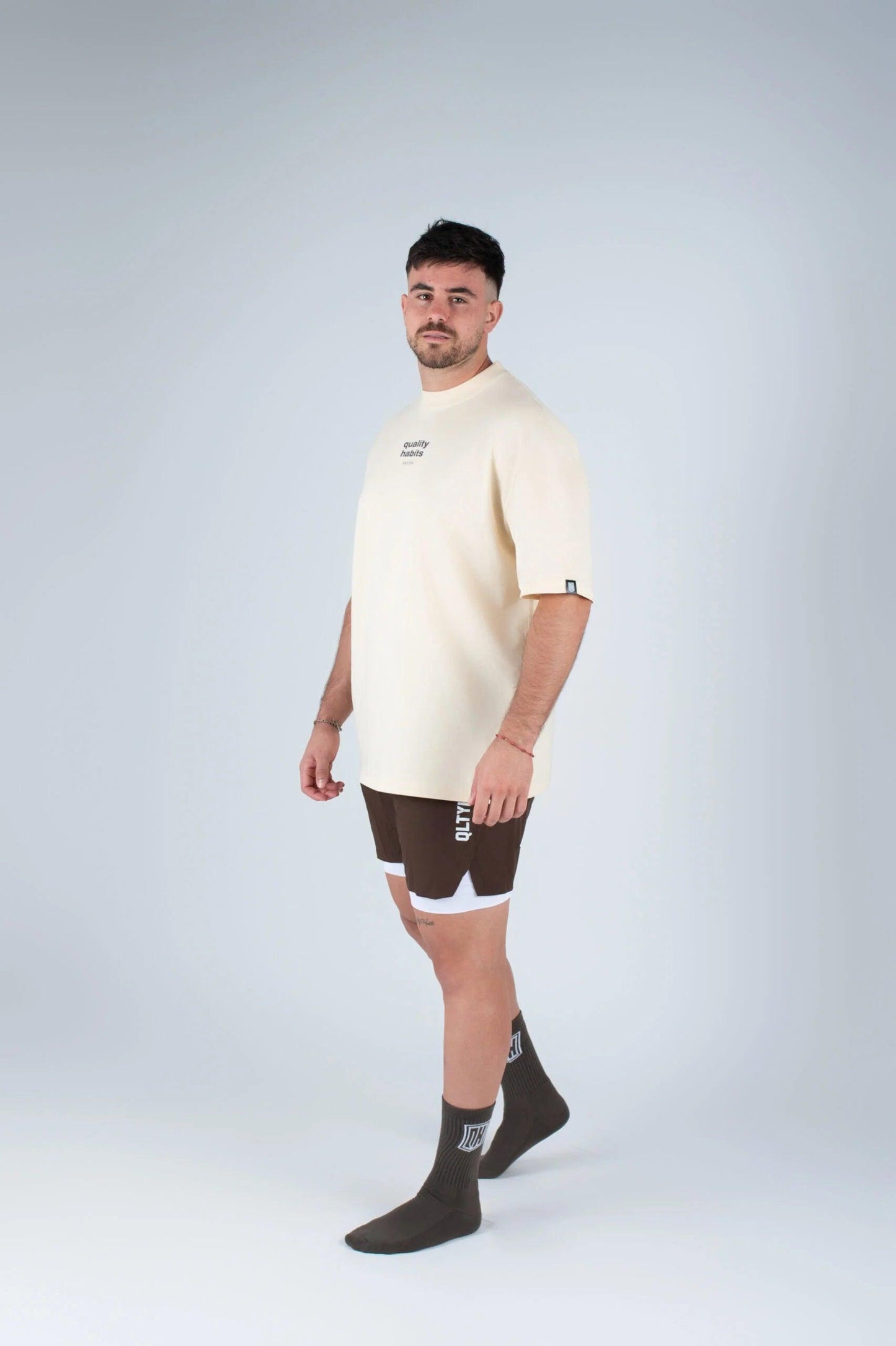 Quality Habits oversize beige unisex