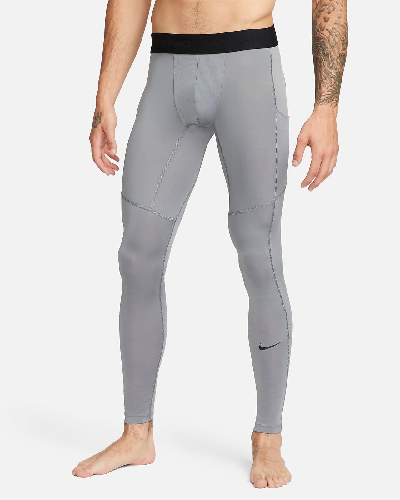 Nike Pro malla larga gris