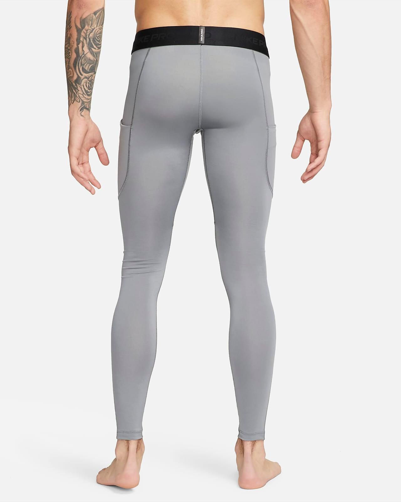 Nike Pro malla larga gris