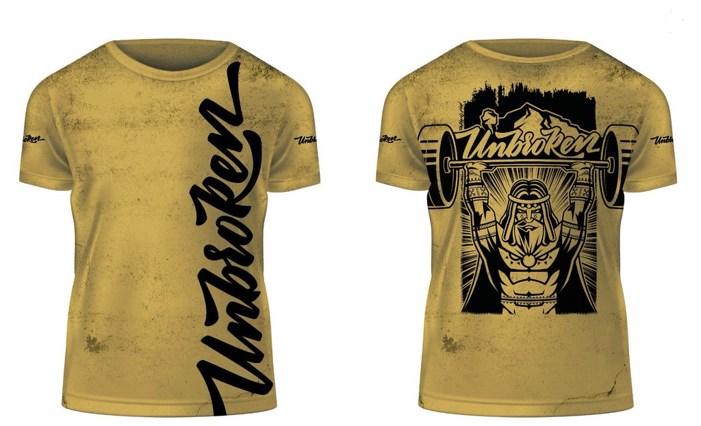 Nueva camiseta Unbroken Guanche gold