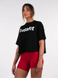 Baggy Oversize CrossFit® Crop top black