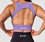 Top Backless Girafe violeta