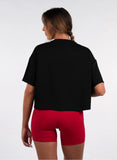 Baggy Oversize CrossFit® Crop top black