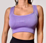 Top Backless Girafe violeta