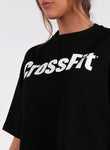 Baggy Oversize CrossFit® Crop top black