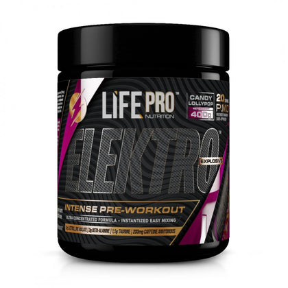 Life Pro Elektro preworkout 400 g | Candy Lollipop