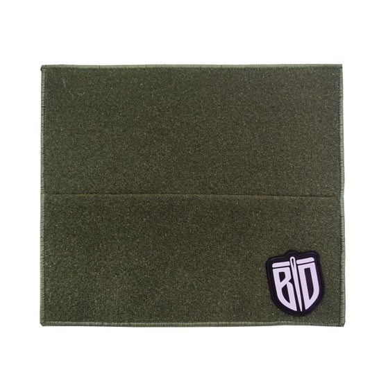 Panel velcro oliva para mochilas